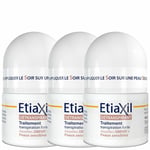 EtiaXil Détranspirant aisselles CONFORT+ Rouleau 3x15 ml