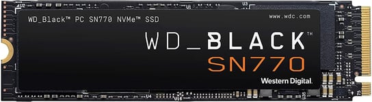 WD SN770 1 TB, SSD - M.2 - PCIe 4.0 x4, NVMe, black