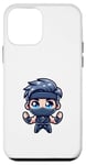 Coque pour iPhone 12 mini Ninja Musculaire Fort Et Mignon