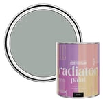 Rust-Oleum Grey Heat Resistant Radiator Paint in Gloss Finish - Pitch Grey 750ml