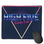 High Five Gunter Elite Ready Player One Customized Designs Non-Slip Rubber Base Gaming Mouse Pads for Mac,22cm×18cm， Pc, Computers. Ideal for Working Or Game