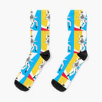 Chaussettes Taille Unique Elvis Presley Pop Art Nouveauté Fantaisie Motif Fou Équipage Décontracté Pour Hommes Femmes