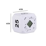 Productivity Cube Timer Gravity Sensor Flipping LED Display 4 Preset Time Dual M