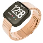 Fitbit Versa Steel Link Bracelet Stainless Strap Rose Gold