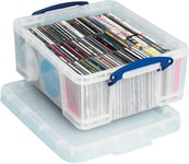 Really Useful Plastic Storage Box 18 Litre Clear