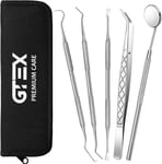 GTEX Plaque Remover for Teeth, 5PC Dental Tools Kit Teeth Cleaning...