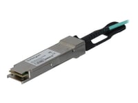 StarTech.com MSA Uncoded Compatible 15m/49.2ft 40G QSFP+ to QSFP+ AOC Cable, 40 GbE QSFP+ Active Optical Fiber, 40 Gbps QSFP Plus/Transceiver Module Cable, 40GE QSFP+ Active Optical Cable -...