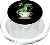 Tea Rex T-Rex Tea Lover Dinosaure Pun Blague PopSockets PopGrip pour MagSafe