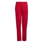 adidas Mixte Enfant Essentials 3 Stripes Pants, Pure Ruby/Black, 7-8 Years