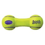 KONG - AirDog Squeaker Dumbbell - Jouet couineur rebondissant en Feutre à rapporter, Matériau de Balle de Tennis - pour Chien Taille Moyenne