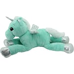 Sweety Toys 11957 Licorne en Peluche Turquoise/Menthe couchée 115 cm