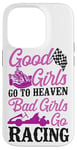 iPhone 14 Pro Go Kart Racing Girl Female Vintage Good Girls Go To Heaven Case