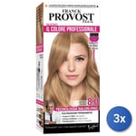 3x Franck Provost Le Couleur Professionnel Blonde Clair 8.0