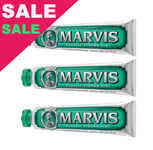 Marvis Classic Strong Mint Italian Luxury Toothpaste 85ml 3-Pack