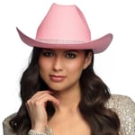 Boland - Cowboy Hat Daisy, Couvre-chef, Accessoire pour costumes western, Accessoires pour festival, carnaval ou enterrement de vie de garçon