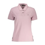 Polo Femme Napapijri En Coton Rose Authentique