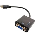 HDMI Male Cable to VGA Female Adapter 1080P Video Audio Output Port Converter