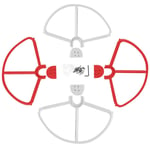 4x Propeller Protector for DJI Phantom 3 Professional 3 Advanced Drone Red White