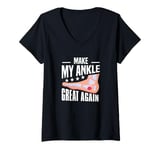 Womens Broken Bones And Witty Puns Collection V-Neck T-Shirt