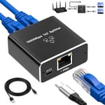 Switch Ethernet 2 Port, Switch RJ45 Splitter 1000 Mbps Répartiteur Ethernet 1 à 2 LAN Splitter, Switch Ethernet Gigabit pour Ordinateur, commutateur, routeur, décodeur, TV