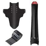 NICEDACK Garde-boue arrière pour VTT 24-29 pouces, garde-boue arrière avec réflecteurs, protection anti-éclaboussures, garde-boue pour vélo de course, garde-boue en gel, Fender