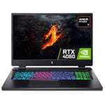 Acer Nitro 17 AN17-42 Gaming Laptop - AMD Ryzen 7 8845HS, 16GB, 1TB SSD, NVIDIA GeForce RTX 4060 8G, 17.3" QHD IPS 165Hz, Windows 11, Black