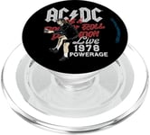 AC/DC Rock and Roll Damnation Live 1978 Powerage PopSockets PopGrip pour MagSafe