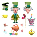 Alice In Wonderland Disney Ultimates Action Figura The Tea Time Mad Hatter 18 Cm