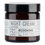 Ecooking Nourishing & Rejuvenating Night Cream 50ml | Natural Red Algae & Pumpkin Seed Extract | Anti Aging Face Cream | Reduces Fine Lines & Wrinkles | Firming & Hydrating