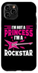 Coque pour iPhone 11 Pro Je ne suis pas une princesse, je suis une princesse Rockstar