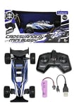 Lexibook, Crosslander® Mini Buggy, Buggy télécommandé, Vitesse jusqu'à 15 km/h, Pare-Chocs Avant et arrière, Rechargeable, Bleu, RC17