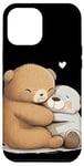 Coque pour iPhone 12 Pro Max Adorable câlin en peluche pour les amoureux des ours en peluche et des animaux en peluche