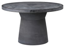 Broste Copenhagen Fiber Hagebord - Charcoal Fibersement, Ø110