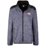 Geographical Norway Tango Lady Polaire Chaude Femme Chaude Fermeture Zip - Veste Automne Hiver Printemps Chaud Femmes - Longues Manches Pull Fourrure Doux Confort Outdoor (Marine L)