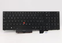 Lenovo ThinkPad T15g 2 P15 2 Keyboard Swiss Black Backlit 5N21B44350