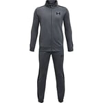 Under Armour Boys' UA Knit Track Suit, Soft Tricot Knit Tracksuit for Boys, Fast-Drying, Sweat-Wicking Training Set with a Loose-Fit Tracksuit Top and Tapered Jogging Bottoms