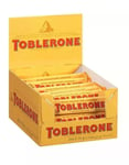 Toblerone Milk Chocolate Bars with Honey and Almond Nougat Swiss Box of 24 x 35g