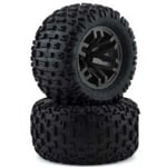 Arrma Granite 1/10 dBoots Fortress MT Tyre Set Glued Black (2) Z-AR550044