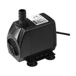 Pompe à Eau Submersible, Ajustable Mini Pompe à Eau(1800L/H, 25W), Pompe pour Bassin/Fontaine, Pompe d'aquarium Ultra Silencieuse, Câble