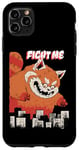 Coque pour iPhone 11 Pro Max Fight Me Red Panda Kaiju Monstre Vintage Monstre Rétro Comic