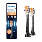 Philips Sonicare HX9092/88 All-in-One borsthuvuden, svart, 2-pack