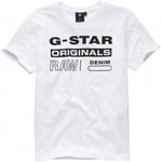 T-shirt enfant G-Star Raw  T-shirt junior GStar Raw Blanc - SQ10036