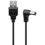 Goobay USB - 5.5 x 2.5 DC -virta-adapteri, 1 m