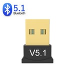 2 In1 USB Bluetooth 5.1 -sovitin lähetinvastaanotin Bluetooth 5.0 Audio USB-sovitin tietokoneeseen PC kannettava tietokone langaton kaiutin