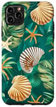 Coque pour iPhone 11 Pro Max Green Pop Art Tropical Coastal Petite-fille Esthétique