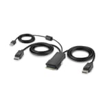 Belkin Secure Modular KVM Dual-Head DisplayPort Host Cable 1.8m F1DN2MOD-HC-P06