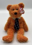 Ty Beanies Pappa Teddy Bear Tie Soft Toy Collectible New Tagged 2002 Vintage