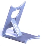 iPhone Smartphone Holder Support : SILVER iClip Stand : Travel Desktop Stand