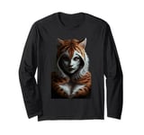 Fierce Jungle Tiger Spirit Fantasy Artwork Long Sleeve T-Shirt