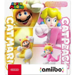 Figurine Amiibo - Mario Chat & Peach Chat • Collection Super Mario